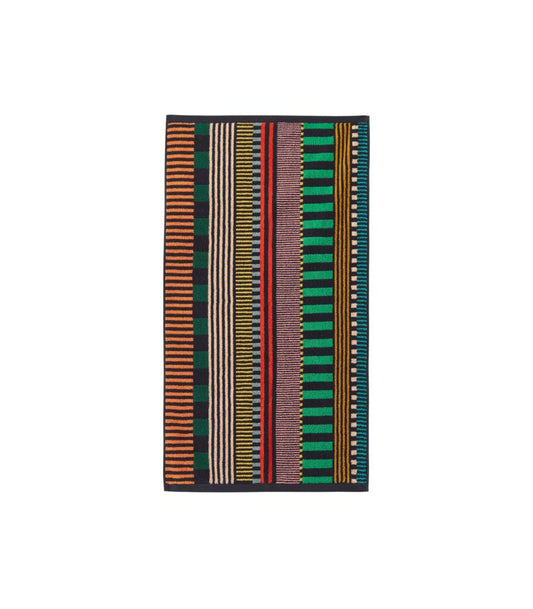 Static stripe handklæði 50 x 90 cm