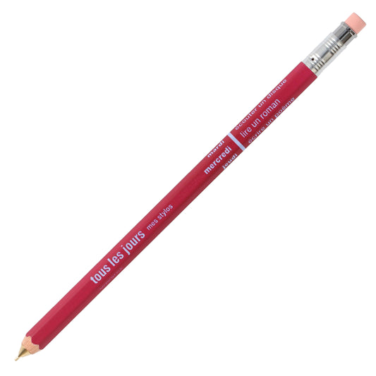 Mechnical pencil red wine
